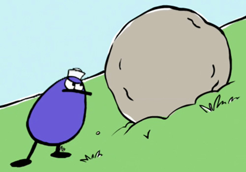 Quack and the Very Big Rock | Videos | Kids | Peep